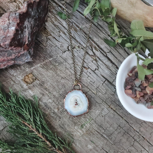 Solar Quartz Pendant Necklace For Clarity Seekers | By Blackbird & Sage