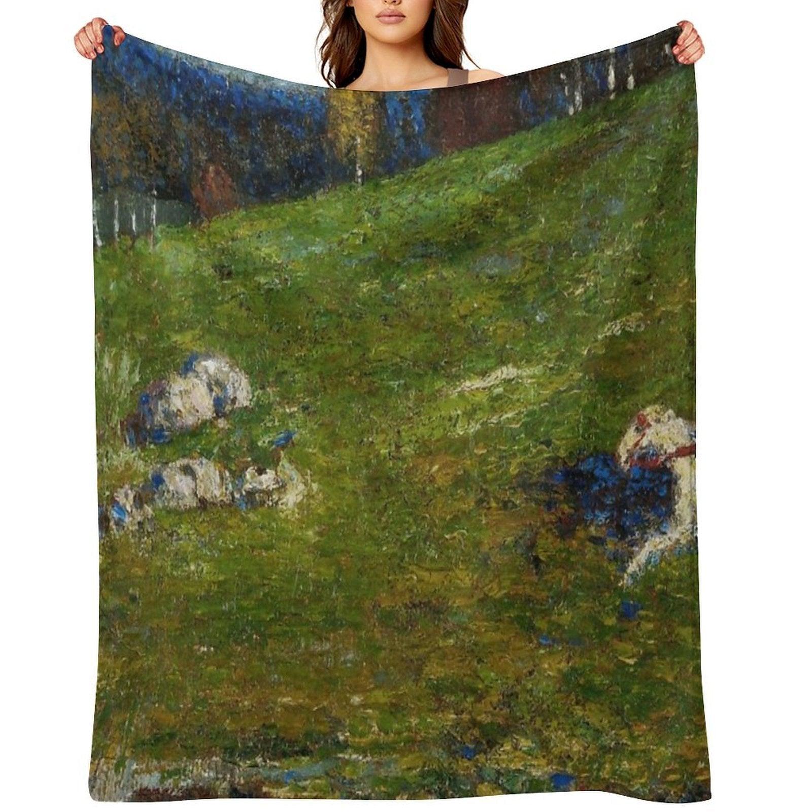 Wassily Kandinsky  The Blue Rider  Der Blaue Reiter Throw Blanket