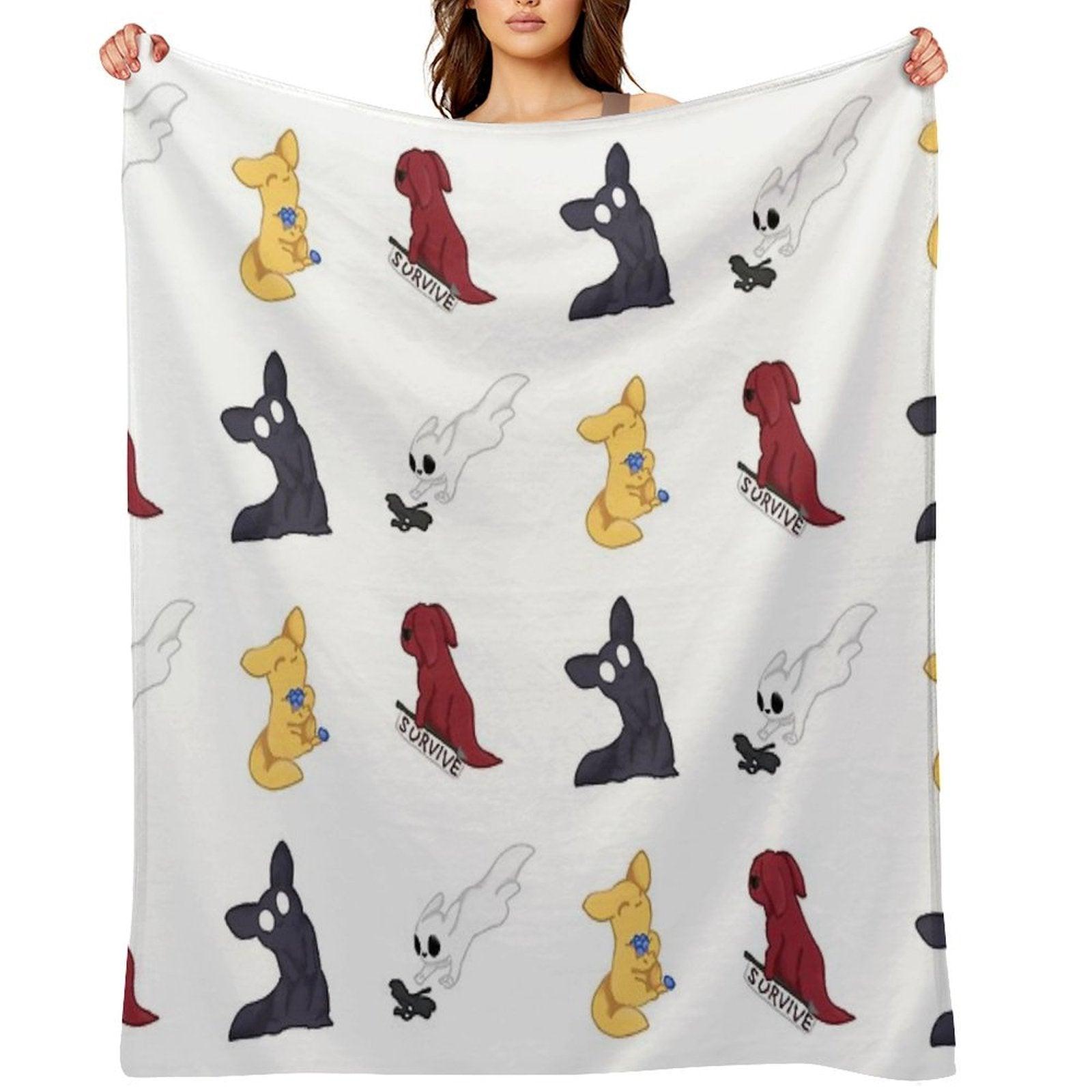 Rain World Slugcats Throw Blanket