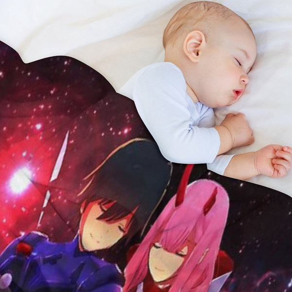 Darling In The FranXX 3 Wrinkle-free Throw Blanket