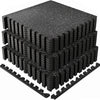 0.79 Inch Thick Gym Floor Mats - Black White