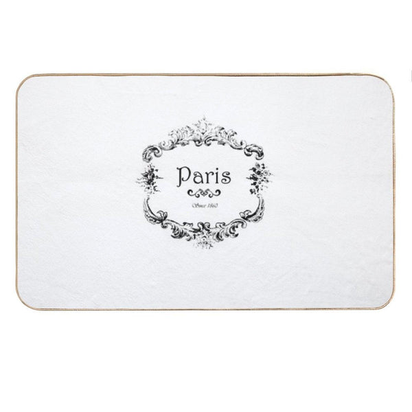 Paris Since 1860 Vintage Logo Bath Mat