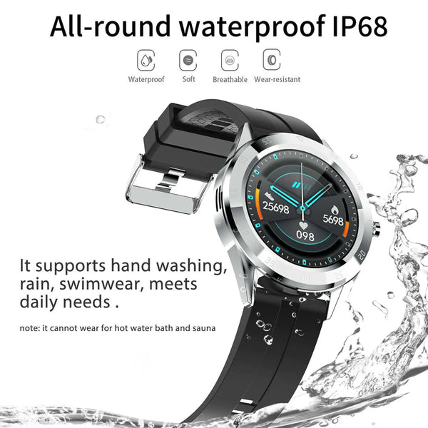 HeartSmart Waterproof Bluetooth Watch & Phone Mate