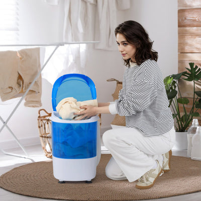 5.5 lbs Portable Semi Auto Washing Machine for Small Space