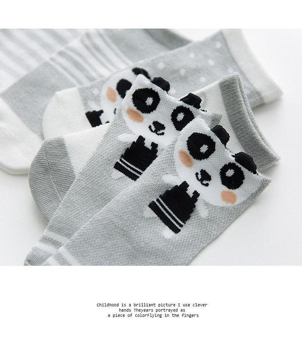 5Pairs 0-2Y Infant Baby Socks Baby Socks for Girls Cotton Mesh Cute Newborn Boy Toddler Socks Baby Clothes Accessories