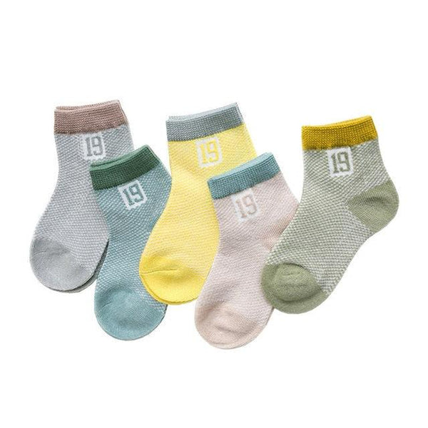 5Pairs 0-2Y Infant Baby Socks Baby Socks for Girls Cotton Mesh Cute Newborn Boy Toddler Socks Baby Clothes Accessories
