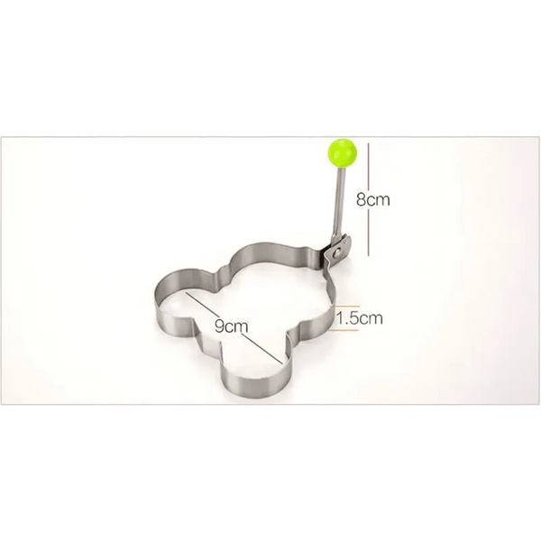 5Pcs Stainless Steel Fried Egg Mold Pancake Mould Omelette Mold Ring Cooking Fried Egg Bento Shaper Kitchen Gadget Frying Egg Cooking Tools Kitchen Accessories Gadget Rings