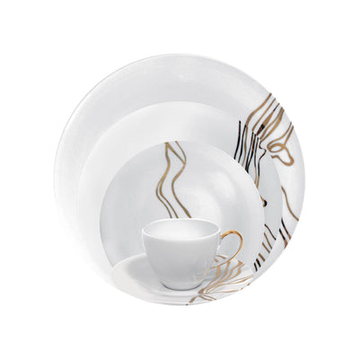 Fiume D'Oro 24-piece Dinner Setting