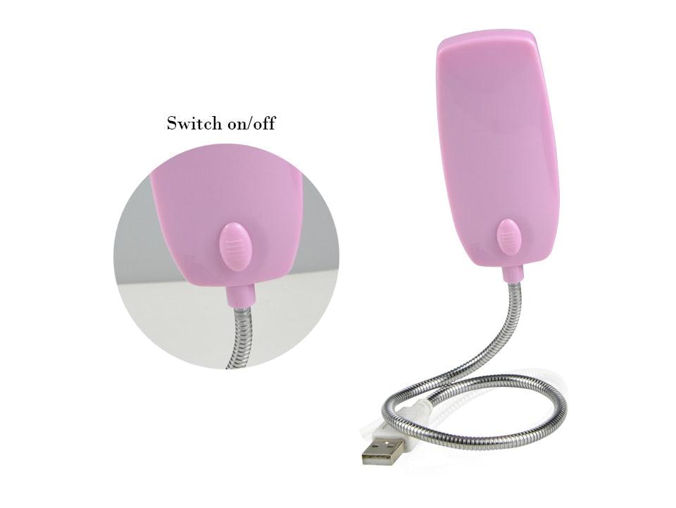 5V USB power LED Desk lamp Flexible study Reading Book lights Eye Protect Table lamp With Clip For Home Decorative Table Lamp Cute Study Lamps for Bedroom Décor
