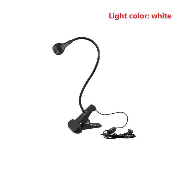 5V USB power LED Desk lamp Flexible study Reading Book lights Eye Protect Table lamp With Clip For Home Decorative Table Lamp Cute Study Lamps for Bedroom Décor
