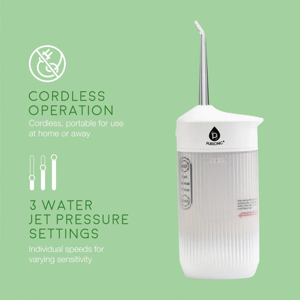 Portable USB Rechargeable Collapsible Water Flosser - Gifts for You 'n Me