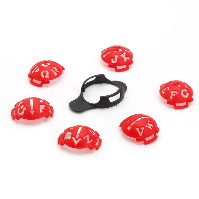 6 in 1 Golf Ball Line Liner Marker Template Drawing Alignment Marks Sign Tool