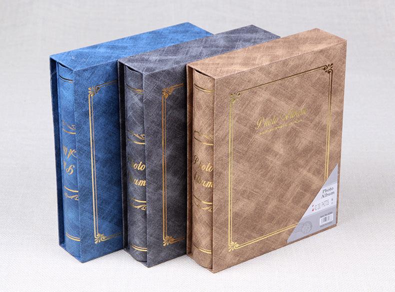6 Inch Photo Album Holder 6 Inch Boxed Wedding Album Family Record DIY Photo Albums Birthday Gift Family Scrapbook Albums Family Anniversary Gift For Couple