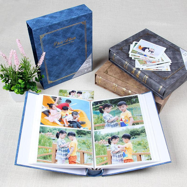 6 Inch Photo Album Holder 6 Inch Boxed Wedding Album Family Record DIY Photo Albums Birthday Gift Family Scrapbook Albums Family Anniversary Gift For Couple