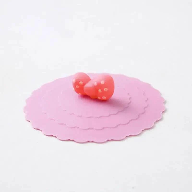 6-Pack: Leak-proof and Dustproof Silicone Cup Cover for Ceramic Tea Cups and Water Cups