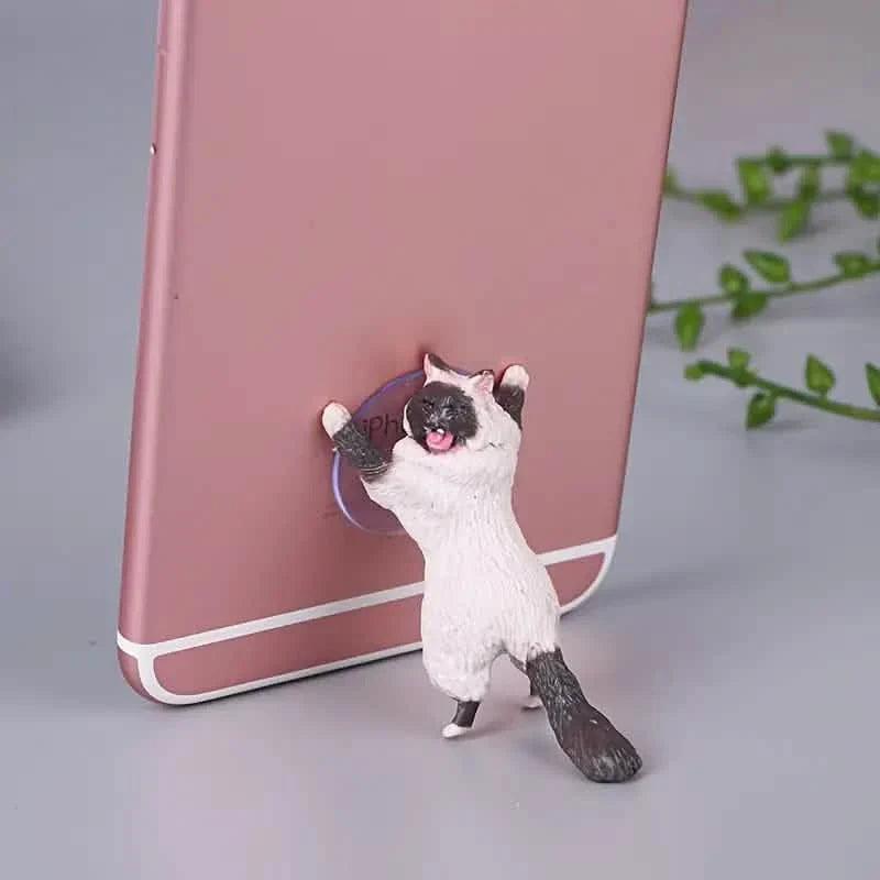 6-Pack: Portable Universal Cute Cat Cell Phone Holder