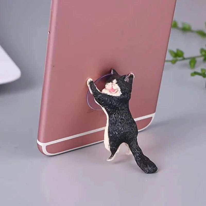 6-Pack: Portable Universal Cute Cat Cell Phone Holder