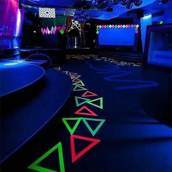 6-Pack: UV Gaffer Fluorescent Party Tape Blacklight Reactive Glow In The Dark Tape