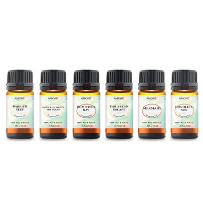 6-Piece: Island Gateway Pure Aromatherapy Essential Oil Set