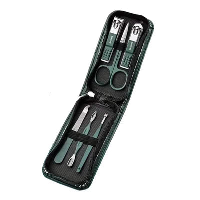 6-Piece: Nail Clipper Set with Zipper Travel Case
