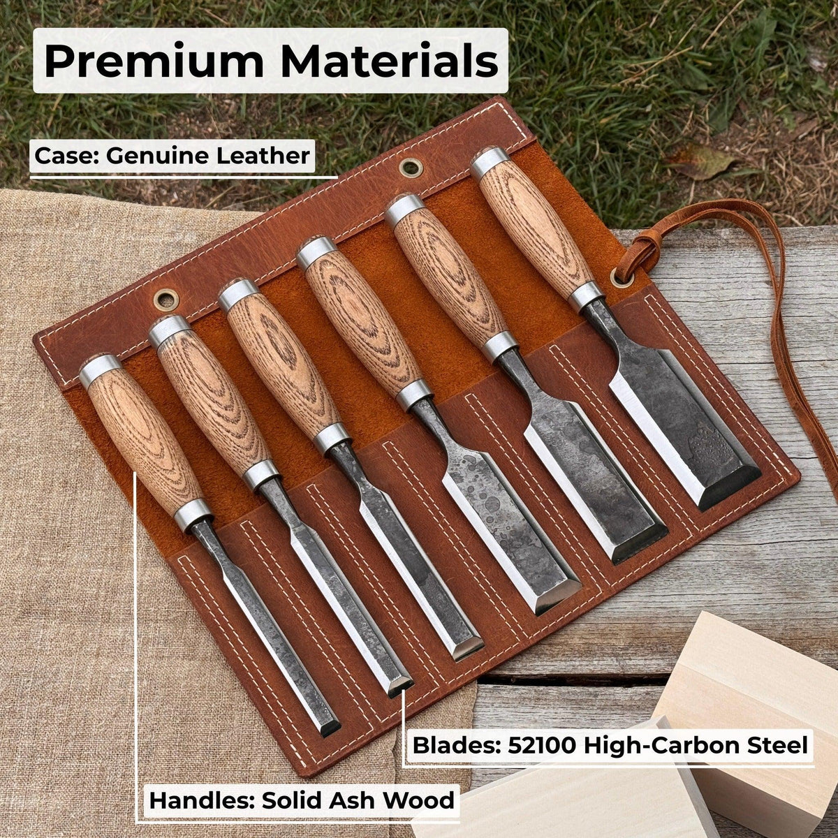 6-Piece Wood Carving Chisel Set