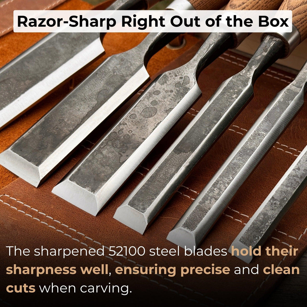 6-Piece Wood Carving Chisel Set