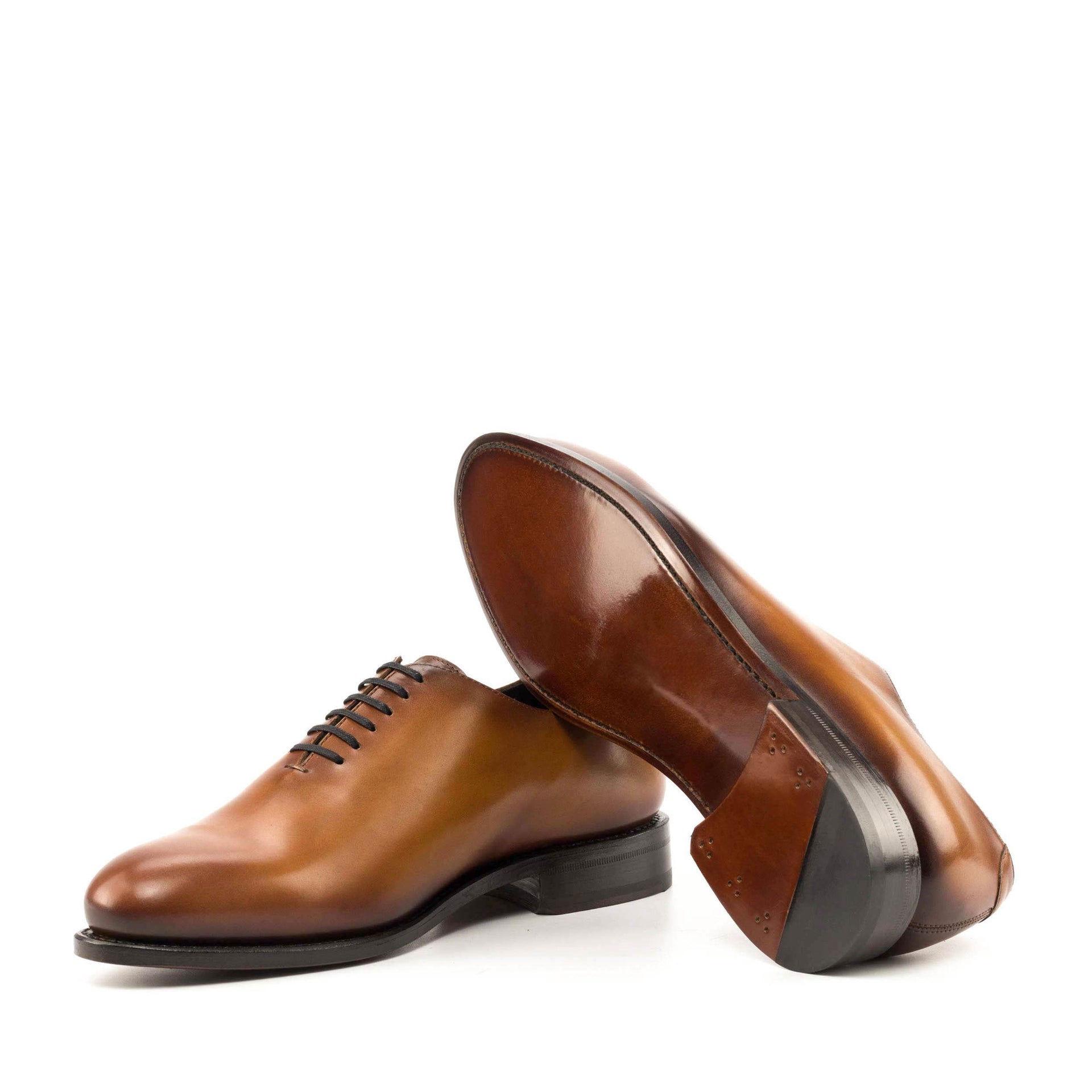 Raggio2 - Classic brown oxford wholecut dress shoes for men