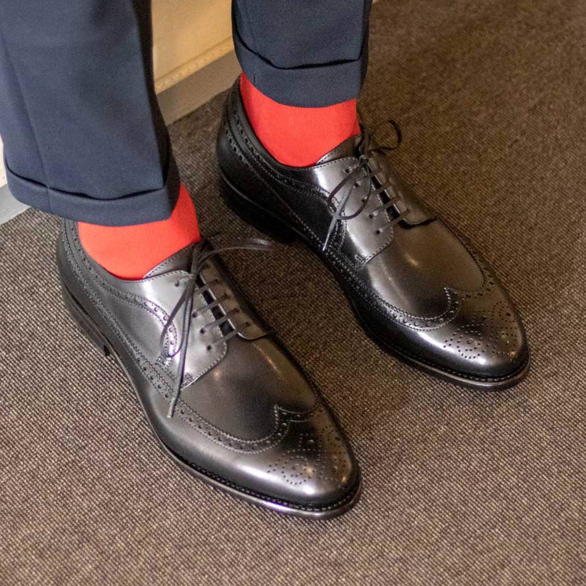lavera 2 - Classic longwing blucher derby dress shoes for men