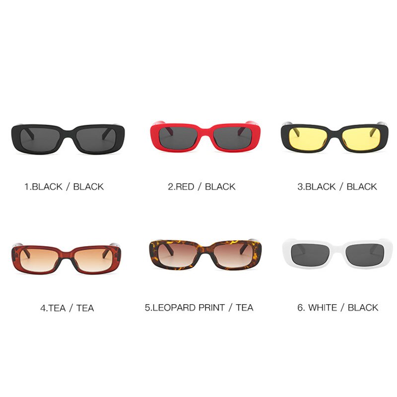 Trend Small Frame Sunglasses Female Square Sunglasses Olive Green Colorful Ins Street Shot Glasses