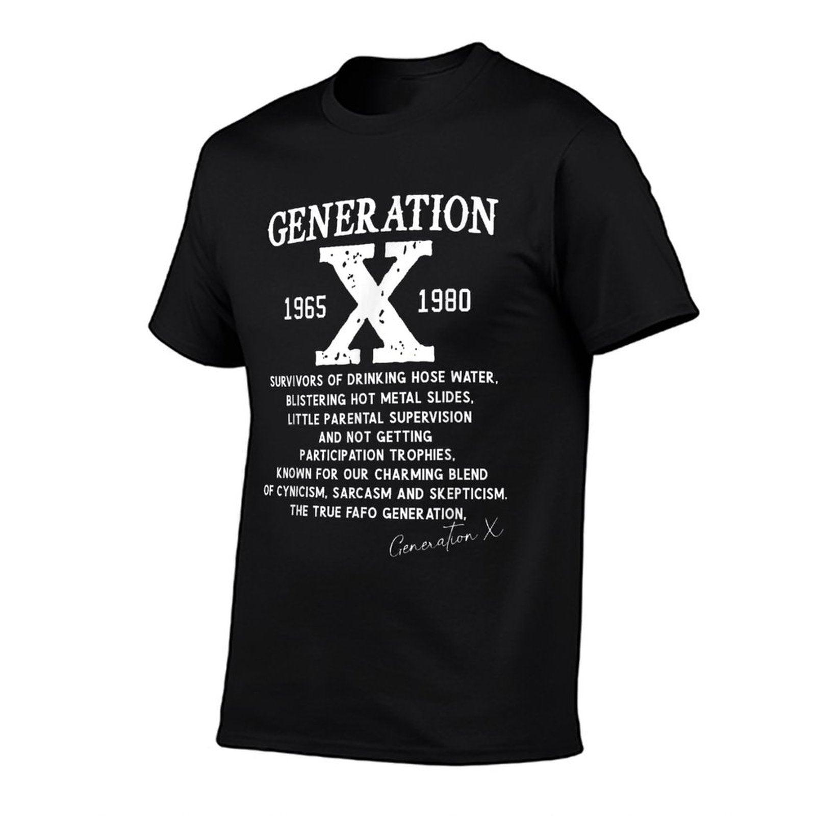 Proud Gen X 1965 to 1980 Vintage Generation X T-Shirt