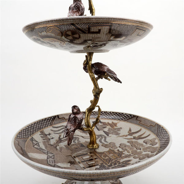 Imperial Palace Tiered Tray from Ormolu Collection - Gifts for You 'n Me