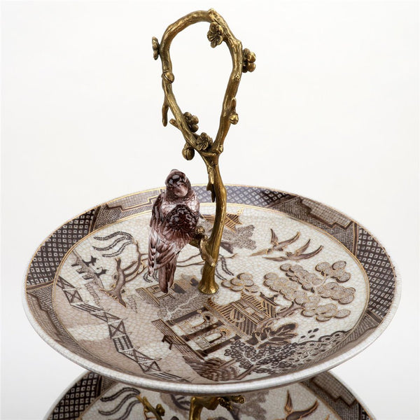 Imperial Palace Tiered Tray from Ormolu Collection
