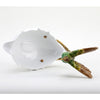Porcelain - Ormolu  Blue Green Hummingbird With Dish