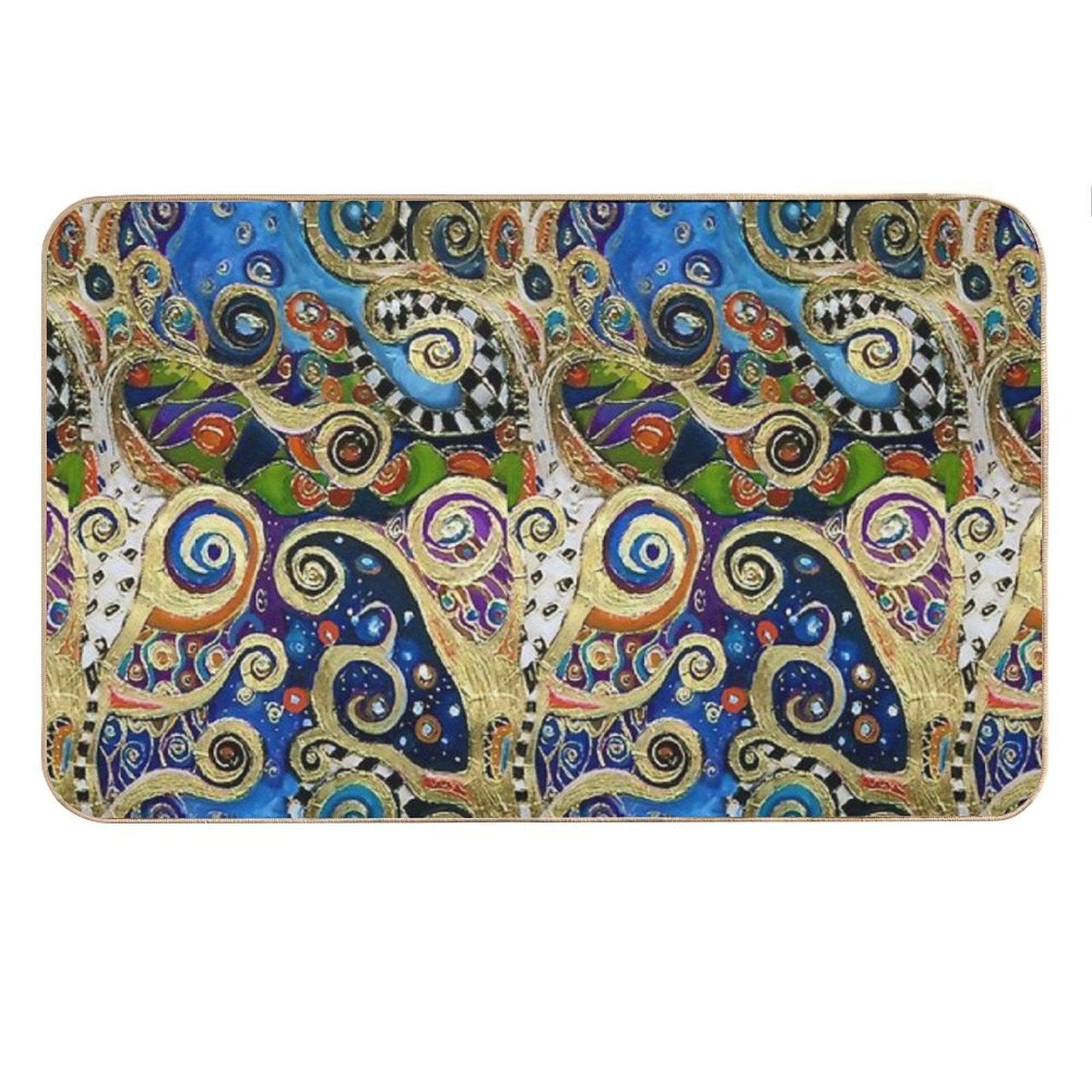 The Changing Seasons of Klimt Bath Mat