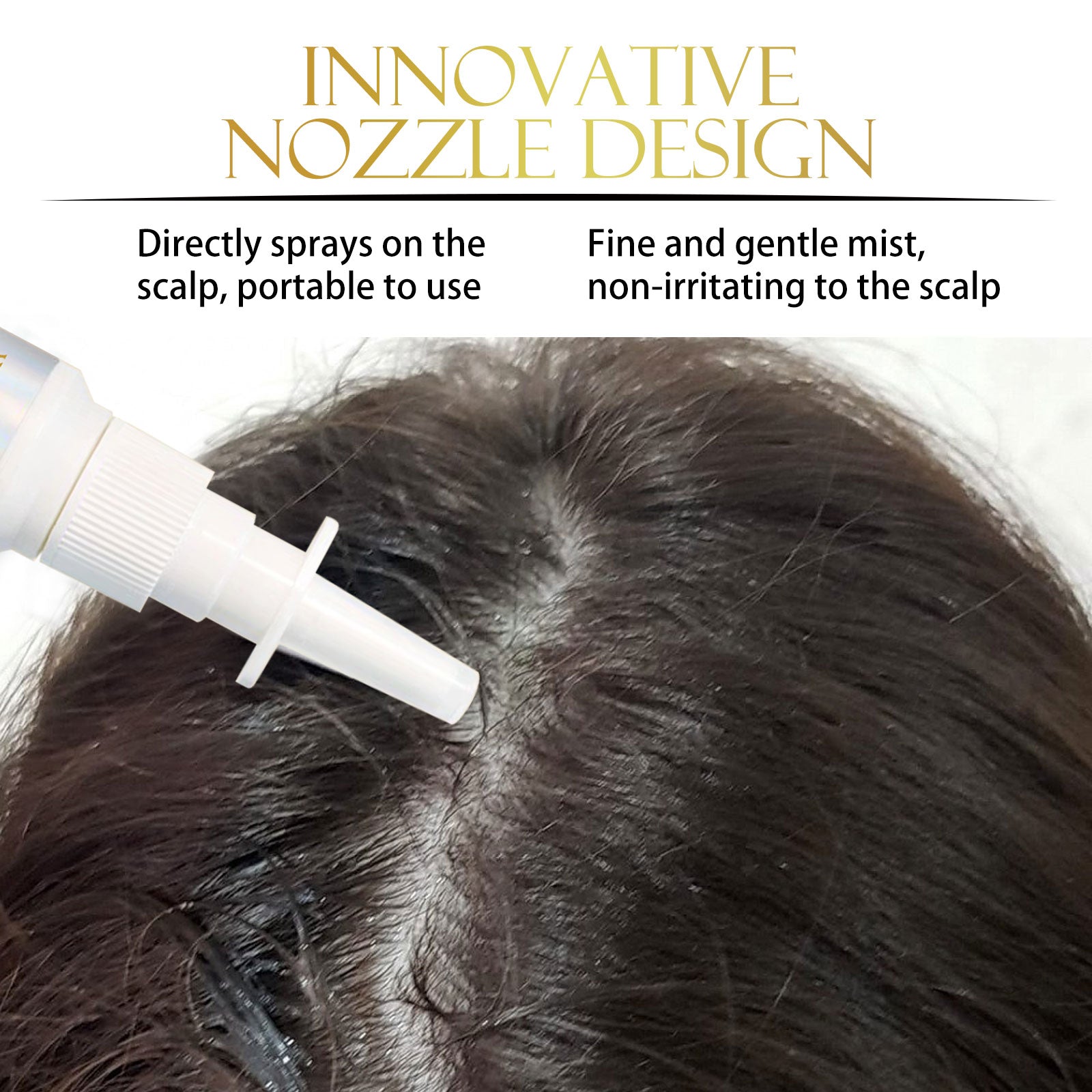 Hair Smoothing Essence Spray, Moisturize Hair Roots, Strengthen Scalp, Prevent Hair Loss, Repair And Smooth