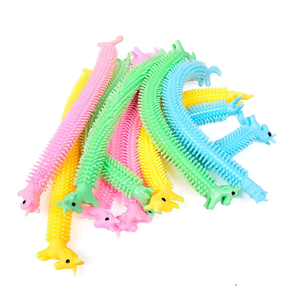 Cartoon unicorn cute pet animal lala music bracelet tpr soft rubber vent decompression noodle decompression toy