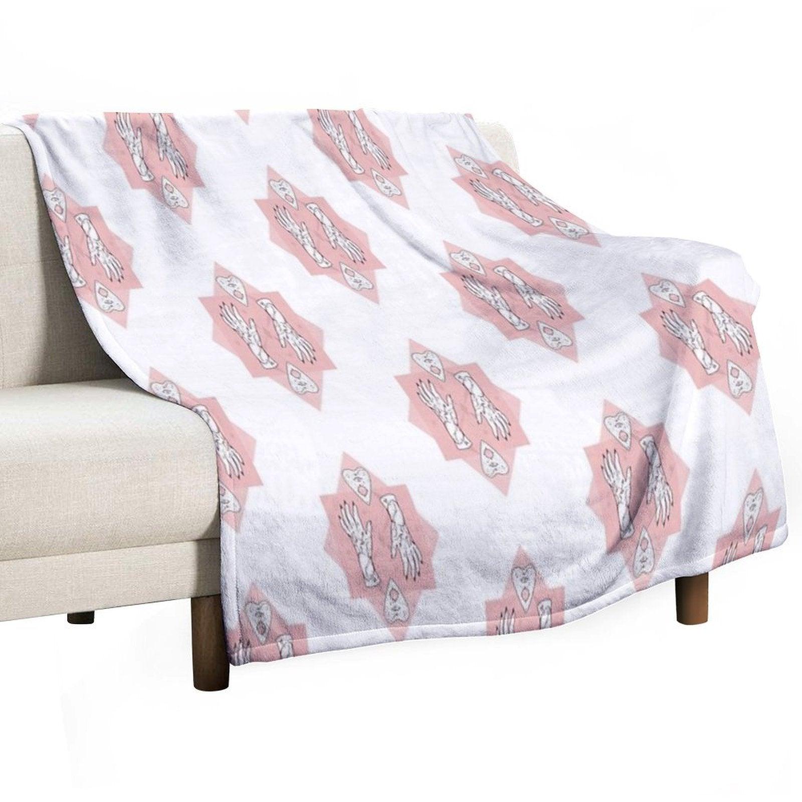 Ouija Hands Throw Blanket