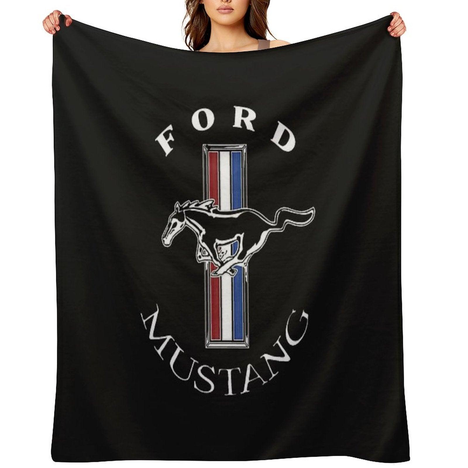 Ford Mustang Logo COLOUR Throw Blanket