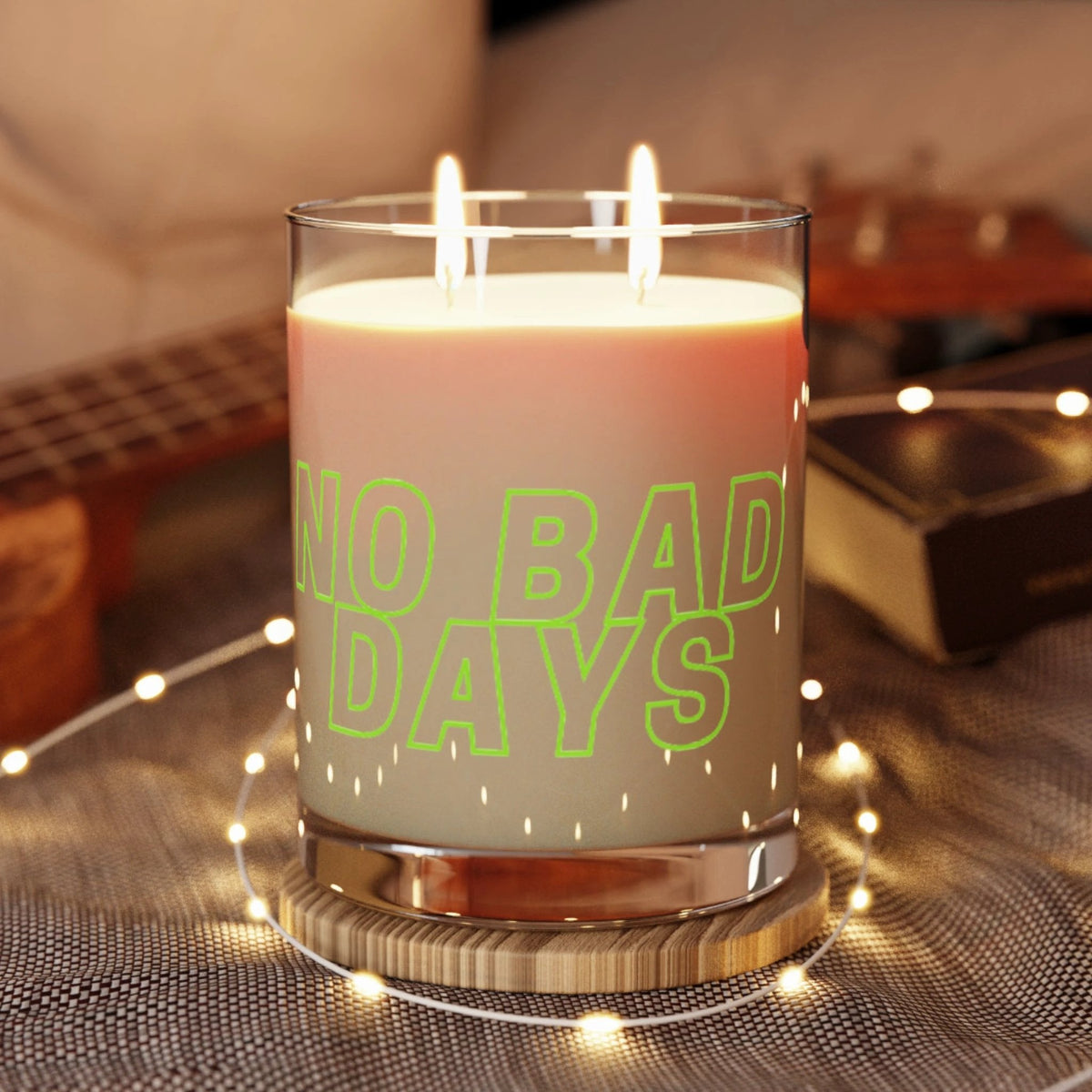 No Bad Days Scented Candle - 11oz Full Glass Aroma
