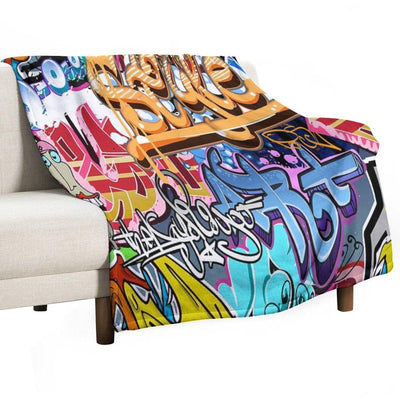 Graffiti Throw Blanket