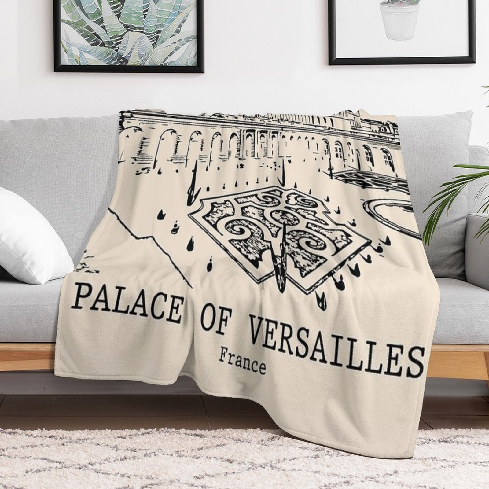 Palace of Versailles - France Shrink-resistant Throw Blanket