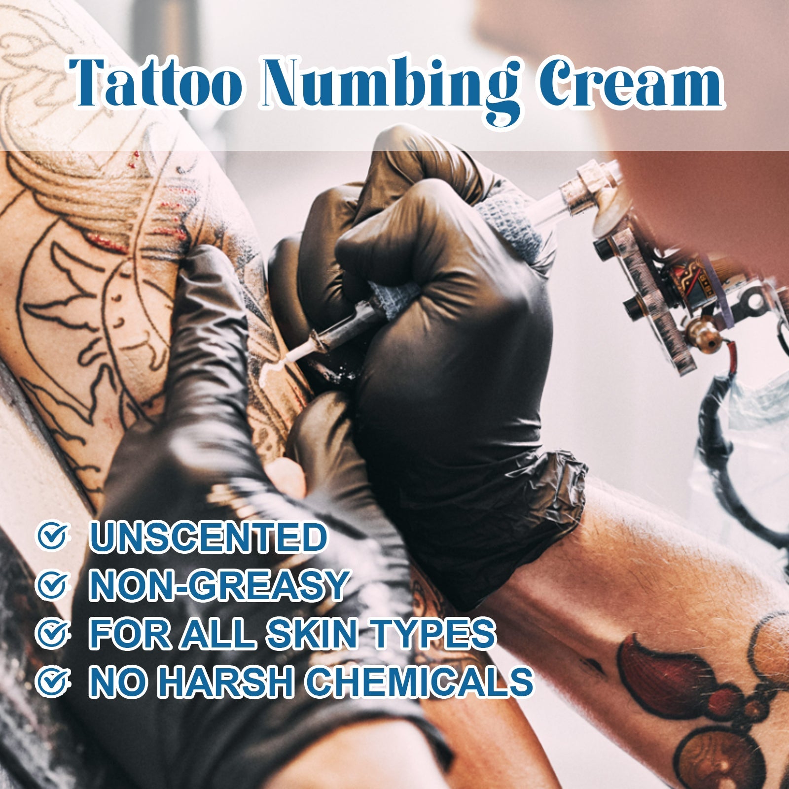 Tattoo Numbing Cream, Cleansing Moisturizing And Repairing Removing Tattoo Marks Skin Care Cream