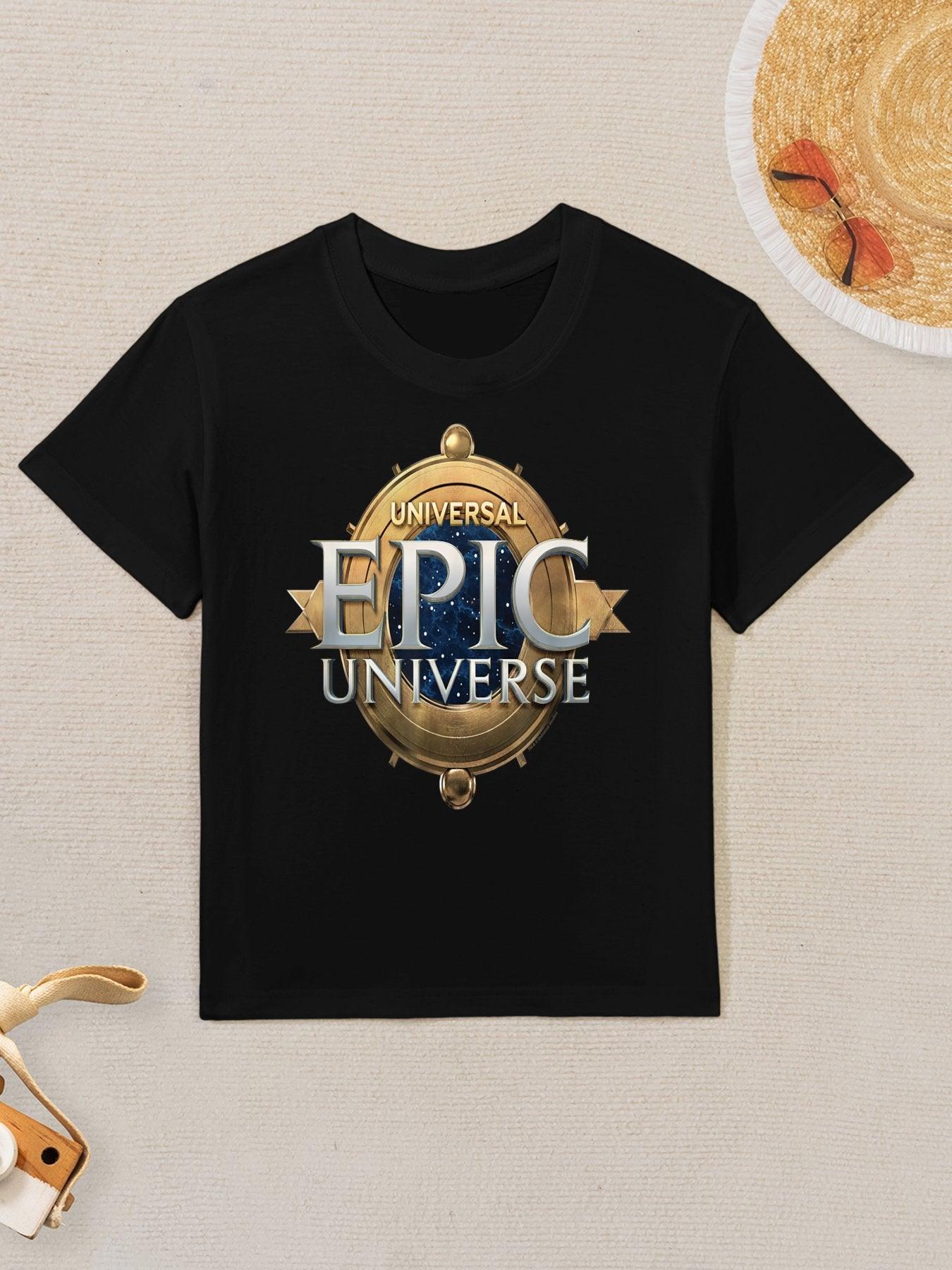 Universal Epic Universe Logo Kids T-Shirt