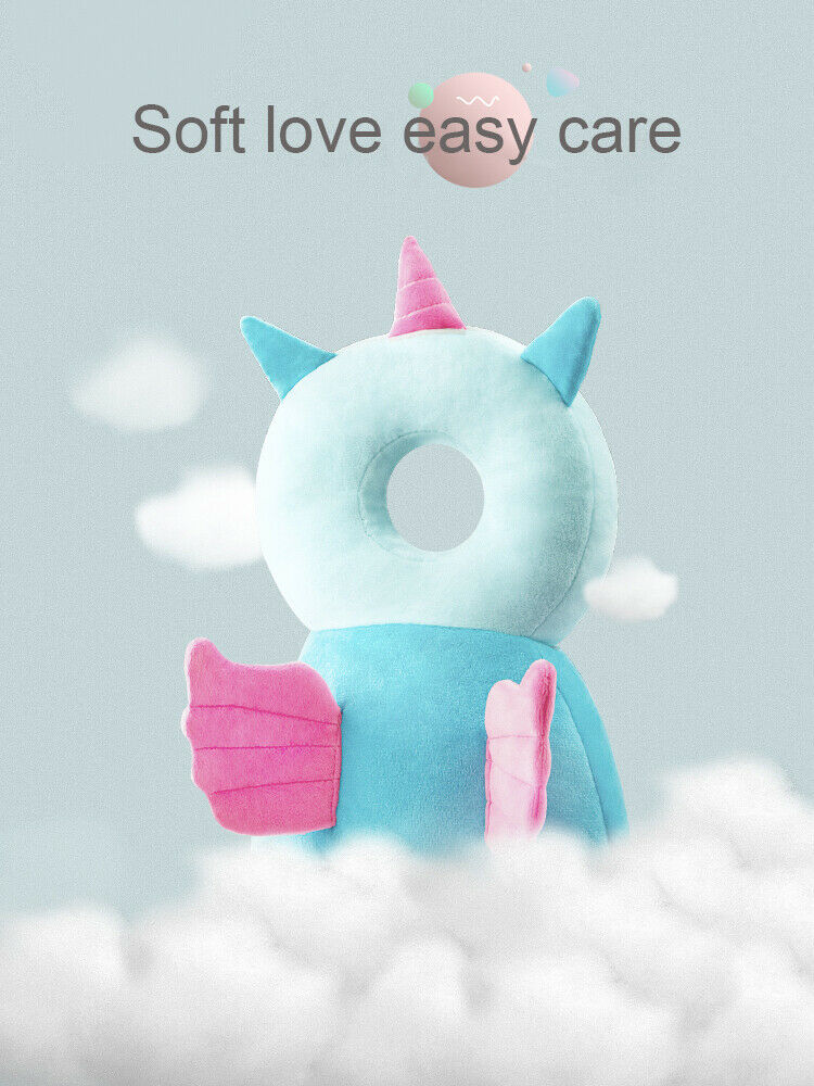 Newborn Toddler Baby Head Protector Safety Pad Cushion Back Prevent Injured Unicorn Bee Cartoon Security Pillows 1-3Y