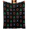 Classico Controller Buttons Icon Throw Blanket