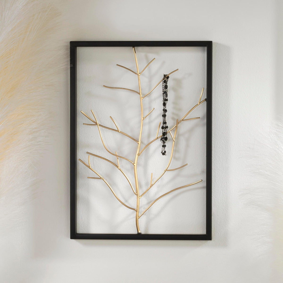 Natural Branch Metal Wall Art