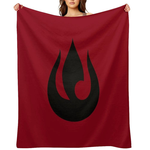 Fire Nation Logo All-season Throw Blanket