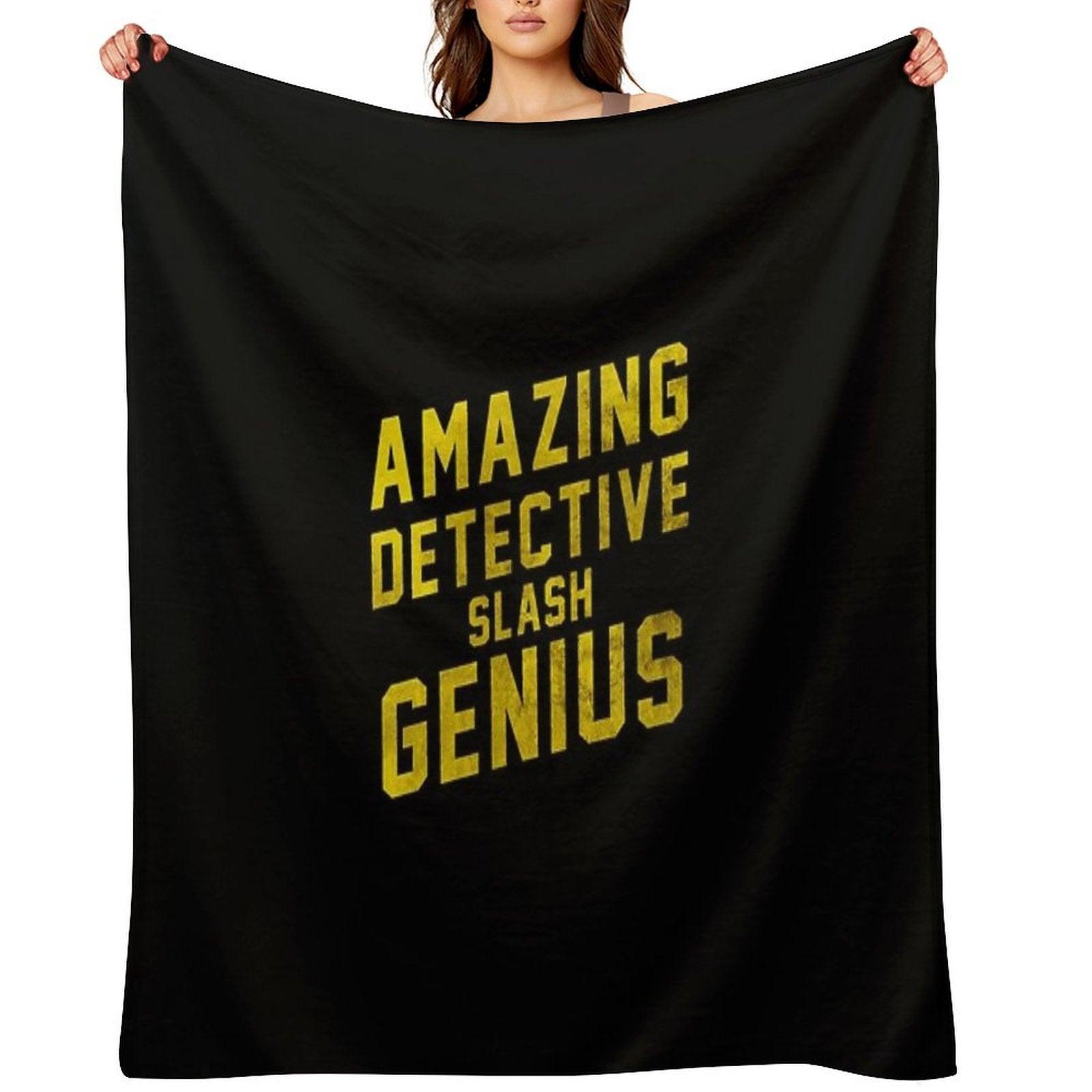 AMAZING DETECTIVE SLASH GENIUS Throw Blanket