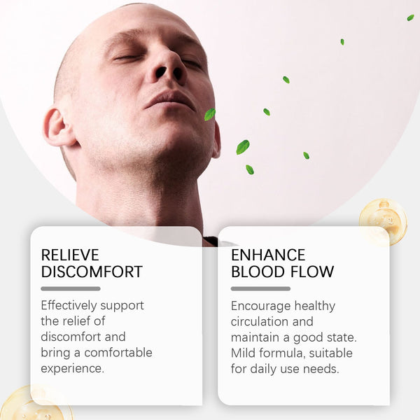 Men's Care Nasal Inhaler Cleansing Daily Nasal Spray Gentle Care For Men With Physical Discomfort