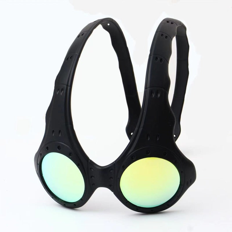 Unisex Over - The - Top Sunglasses. Ideal for outdoor cycling and sports. Fashionable retro - style metal - framed glasses.